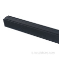 Luminaire lineare a LED LED in alluminio nero personalizzato